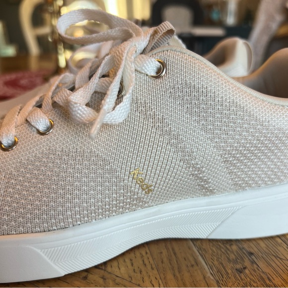 Keds BlissWalk Sneaker Womens US 6W Beige Knitted Lace Up Athletic Shoes - Picture 6 of 11
